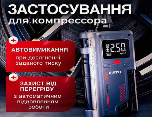 Купити онлайн: Пуско-зарядний пристрій для автомобіля