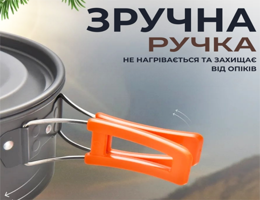 Купити онлайн: Портативний набір кухонного посуду для подорожей