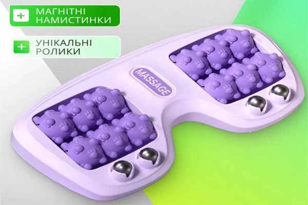 Акупунктурний роликовий масажер для ніг купити онлайн замовити, інтернет магазин склад