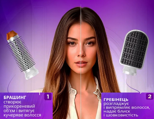 Купити онлайн: Професійний фен стайлер 7в1
