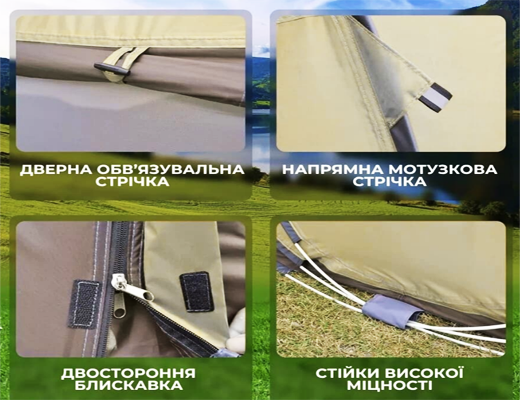 Інтернет Магазин Склад Акція Ціна Знижка: Автоматичний туристичний намет палатка на 4 особи