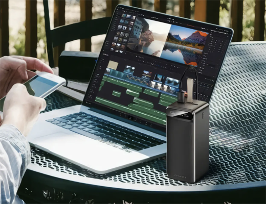 Інтернет Магазин Склад Акція Ціна Знижка: PowerBank великої потужності 100000 mAh з дисплеєм та ліхтарем