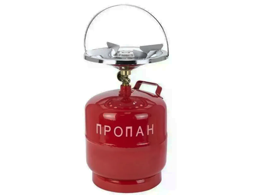 Зробити замовлення: Газовий балон з конфоркою, перехідником, ручкою для перенесення