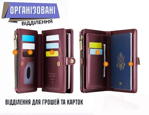 Інтернет Магазин Склад Акція Ціна Знижка: Гаманець-органайзер для паспорта та карток